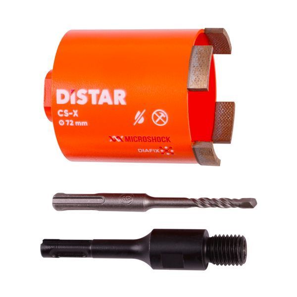 Свердло алмазне Distar DDS-W 072x70-4xSDS+ DLD 072 CS-X 10170085515 фото