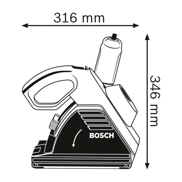 Бороздодел Bosch Professional GNF 35 СA 601621708 фото