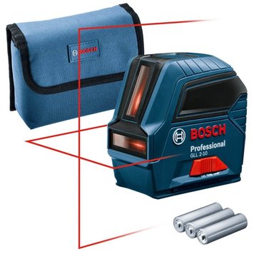 Лазерный нивелир Bosch Professional GLL 2-10 с чехлом 0601063L00 фото