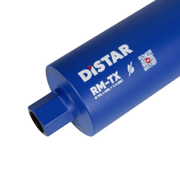 Свердло алмазне Distar DDS-W 112x450-8x1 1/4 UNC DLD 112 RM-TX 10170429031 фото