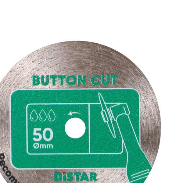 Круг алмазний вiдрiзний Distar 50x0,8x5,8 ButtonCut 11120159105 фото