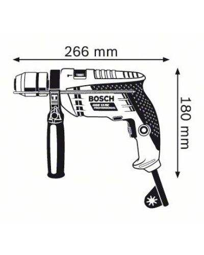 Дрель ударная Bosch Professional GSB 13 RE БЗП 0601217100 фото